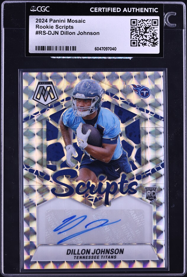 2024 Panini Phoenix Lazer D'Andre Swift #30 CGC AUTH on Fanatics