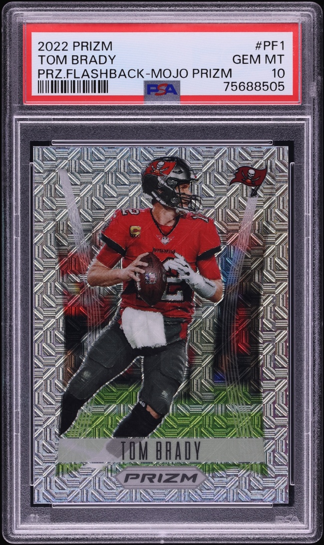 2022 Panini Prizm Flashback Mojo Tom Brady /25 #PF-1 PSA 10 GEM MINT