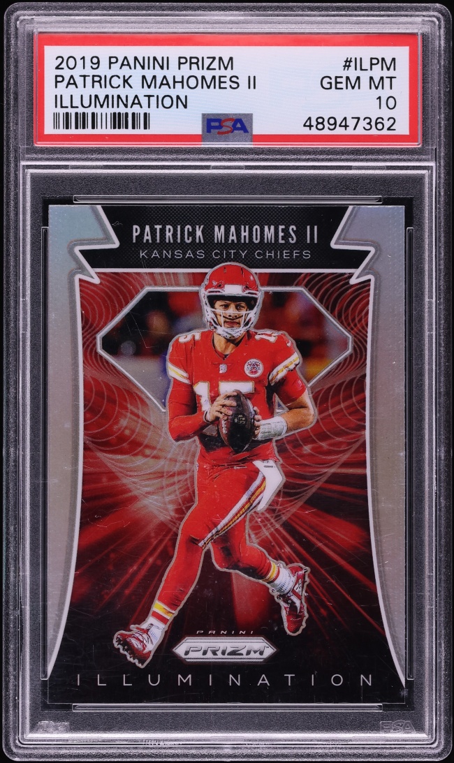 2019 Panini Prizm Illumination Patrick Mahomes II #IL-PM PSA 10 GEM MINT