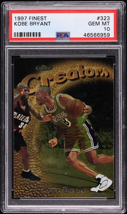 1997 Finest Basketball Kobe Bryant #323 PSA 10 GEM MINT