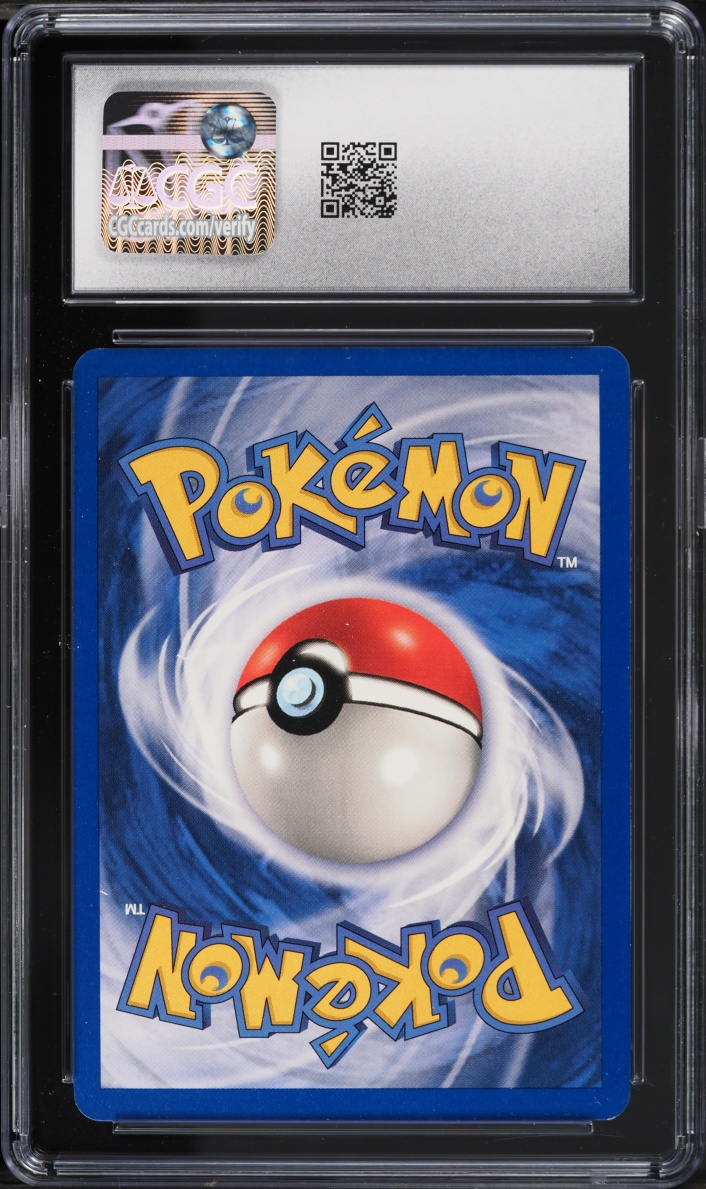 1999 Pokemon Base Set 2 Player CD Starter 1st Edition Cosmos Holo Machamp #8 CGC 8 NM-MT
