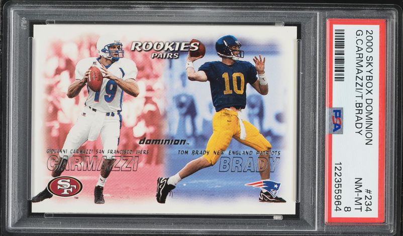 その他 NFL tom brady dominion rookiecard!!!!!! 2000 Skybox Dominion Tom Brady ROOKIE #234 PSA 7 NRMT on Fanatics
