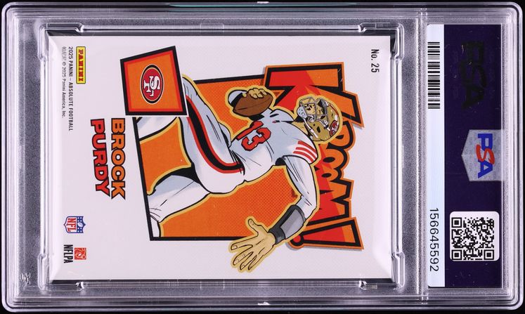 2025 Absolute Kaboom! Horizontal Brock Purdy #25 PSA 10 GEM MINT