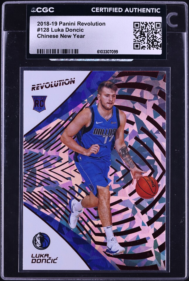 2018 Panini Prizm Silver Prizms Luka Doncic ROOKIE #280 PSA 9 MINT