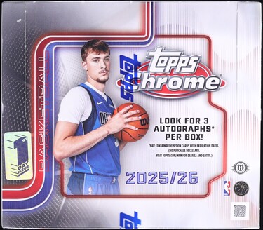 【新品】Topps Chrome labubu10周年記念ボックス　5BOX 2025 Topps Chrome 10th Anniversary Labubu Sealed Hobby Box, 5ct