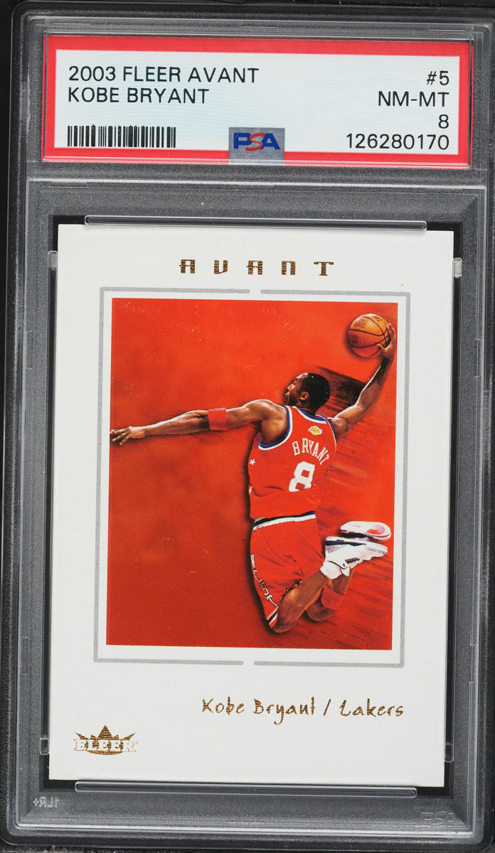 2003 Fleer Avant Kobe Bryant #5 PSA 8 NM-MT
