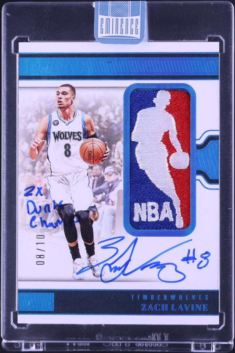 2024 Panini Eminence Zach Lavine LOGOMAN PATCH AUTO /10 #LMA-ZLV