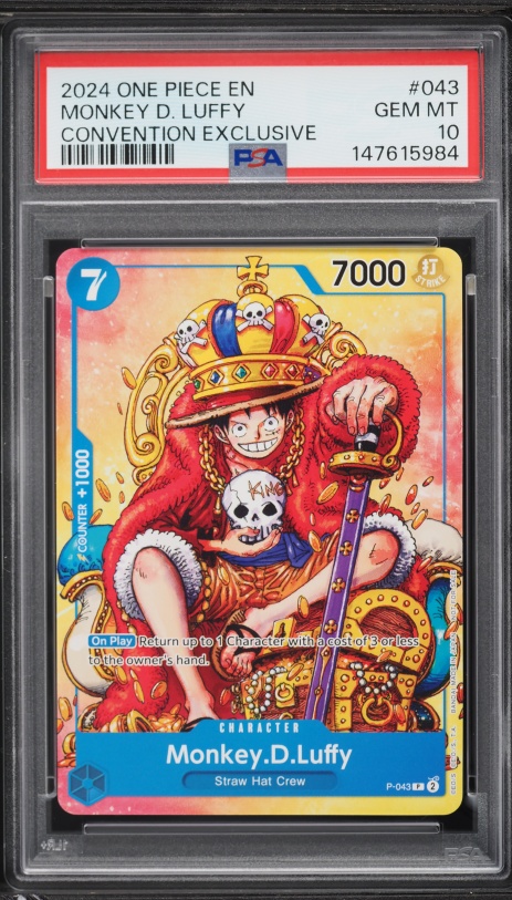 2025 One Piece Japanese Promo Monkey D. Luffy #P-106 CGC 10