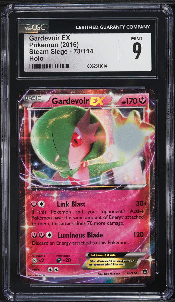 2016 Pokemon XY Steam Siege Holo Gardevoir EX #78 CGC 9 MINT