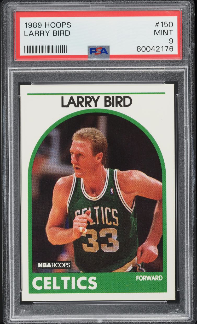 1989 Hoops Larry Bird #150 PSA 9 MINT