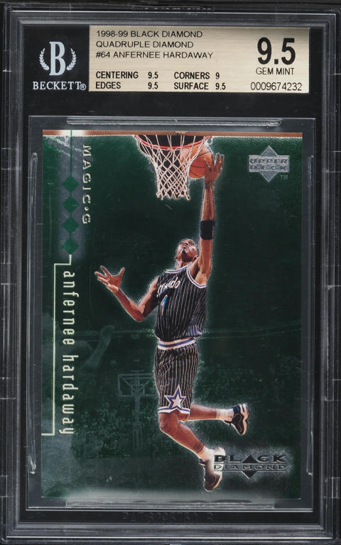 1998 Topps Roundball Royalty w/ Coating Anfernee Hardaway #R6 PSA