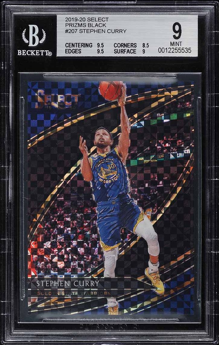 2019 Select Company Silver Prizm Stephen Curry #10 PSA 10 GEM MINT