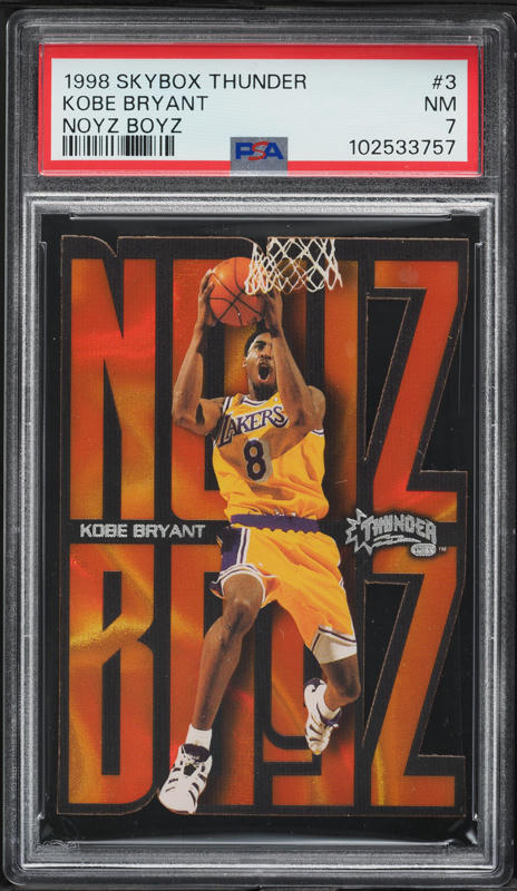 1996 Skybox E-X2000 Star Date 2000 Kobe Bryant ROOKIE #3 PSA 7