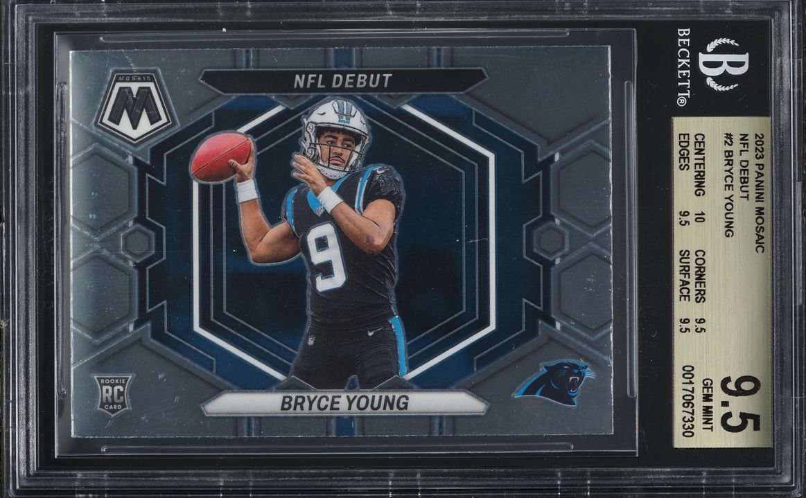 2023 Panini Mosaic Bryce Young ROOKIE #ND-2 BGS 9.5 GEM MINT