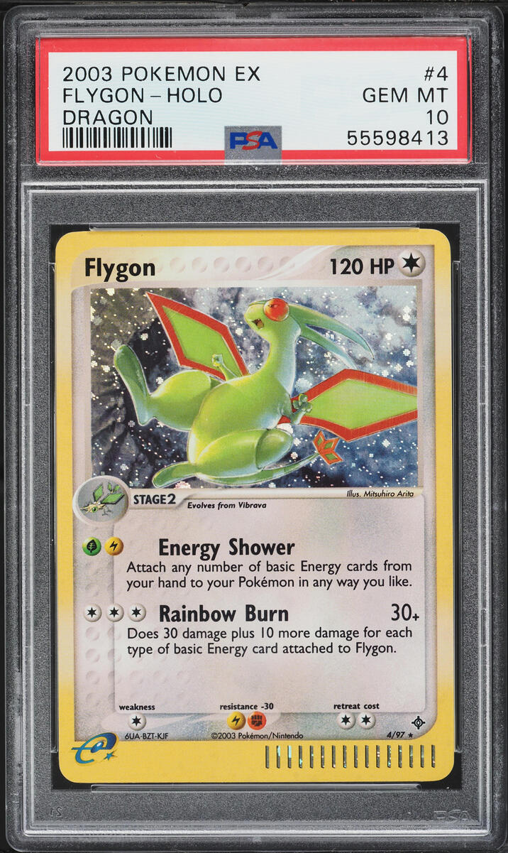 2003 Pokemon EX Dragon Holo Flygon #4 PSA 10 GEM MINT