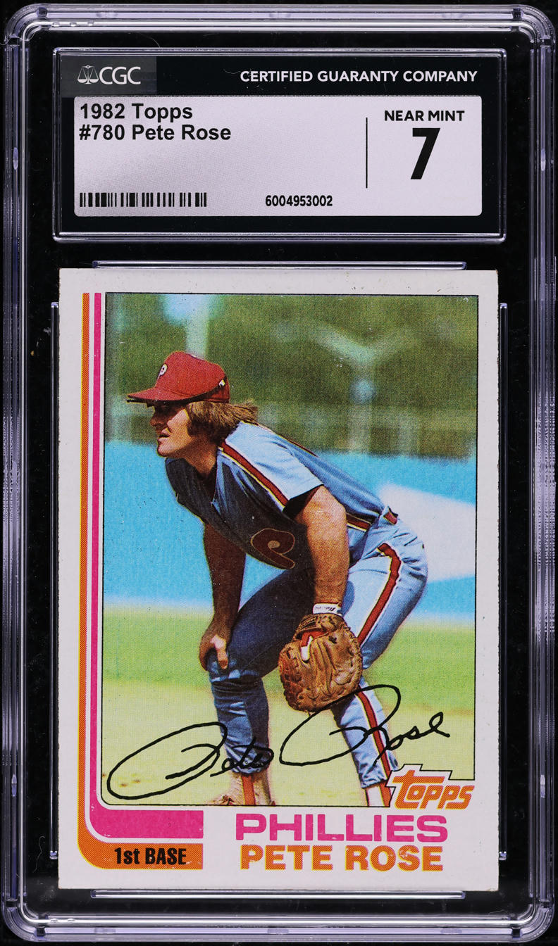 1982 Topps Pete Rose #780 CGC 7 NRMT