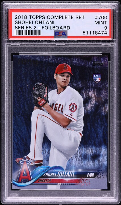 大谷翔平 2018 Topps Complete Set All-Star 2018 Topps Complete Set All-Star Edition Shohei Ohtani ROOKIE PSA
