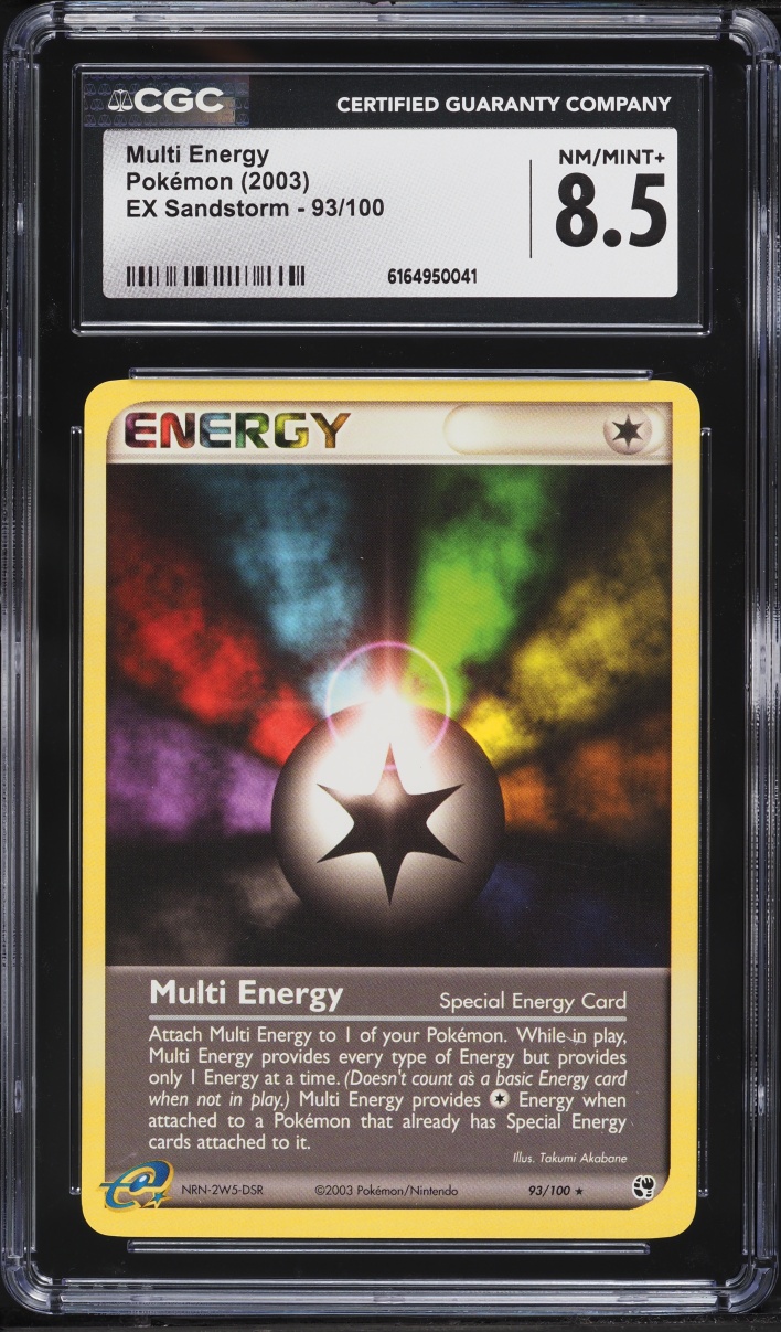 2003 Pokemon EX Sandstorm Multi Energy #93 CGC 8.5 NM-MT+