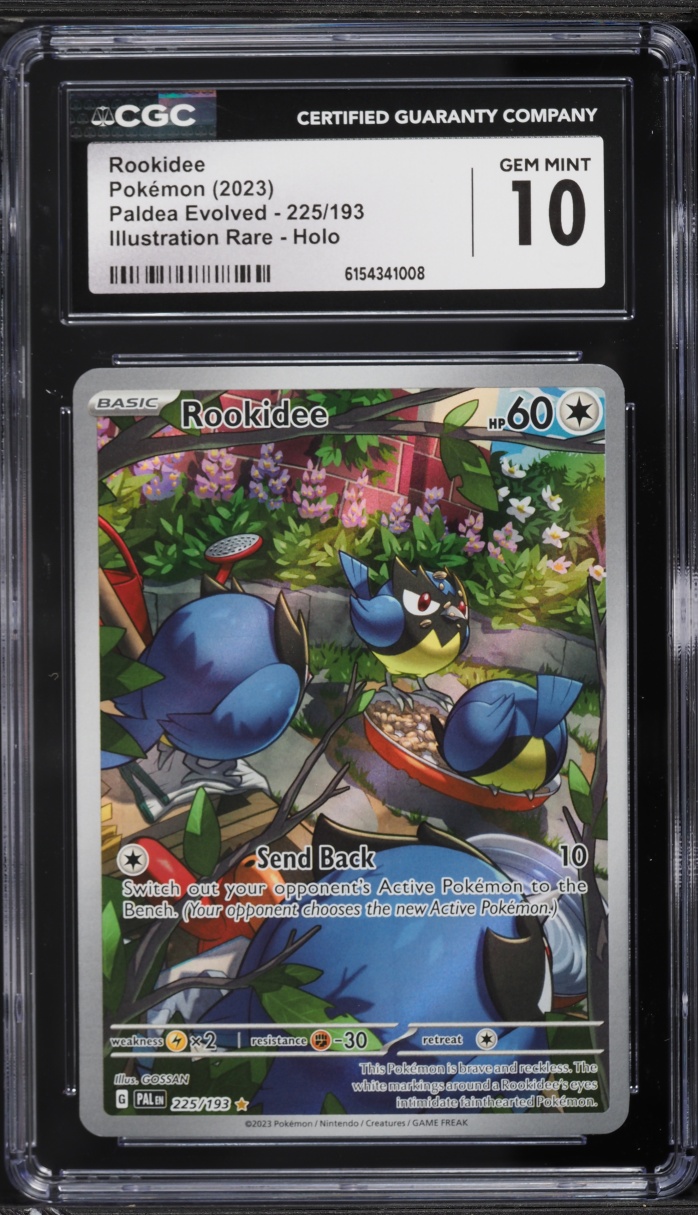 2023 Pokemon Scarlet & Violet Paldea Evolved IR Rookidee #225 CGC 10 GEM MINT