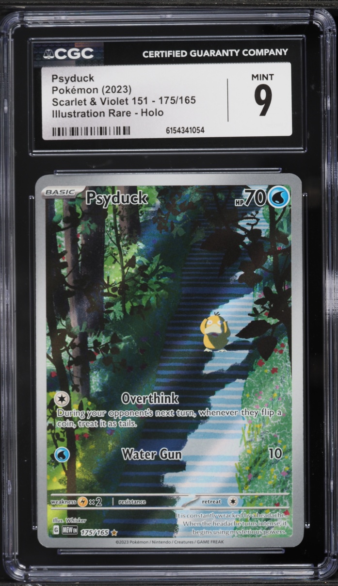 2023 Pokemon Scarlet & Violet 151 IR Psyduck #175 CGC 9 MINT