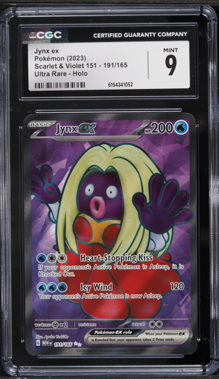 2023 Pokemon Scarlet & Violet 151 Full Art Jynx ex #191 CGC 9 MINT