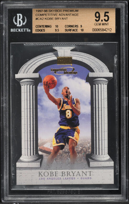 1997 Skybox Z Force Zuperman Kobe Bryant #195 PSA 10 GEM MINT on