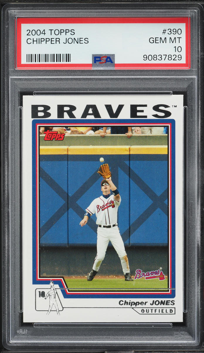 2004 Topps Chipper Jones #390 PSA 10 GEM MINT