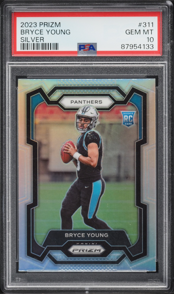 2023 Panini Prizm Silver Bryce Young ROOKIE #311 PSA 10 GEM MINT