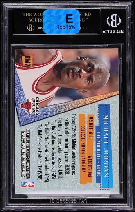 1995 Stadium Club Members Only Reign Men Michael Jordan #RM2 BGS 10 PRISTINE, BLACK LABEL