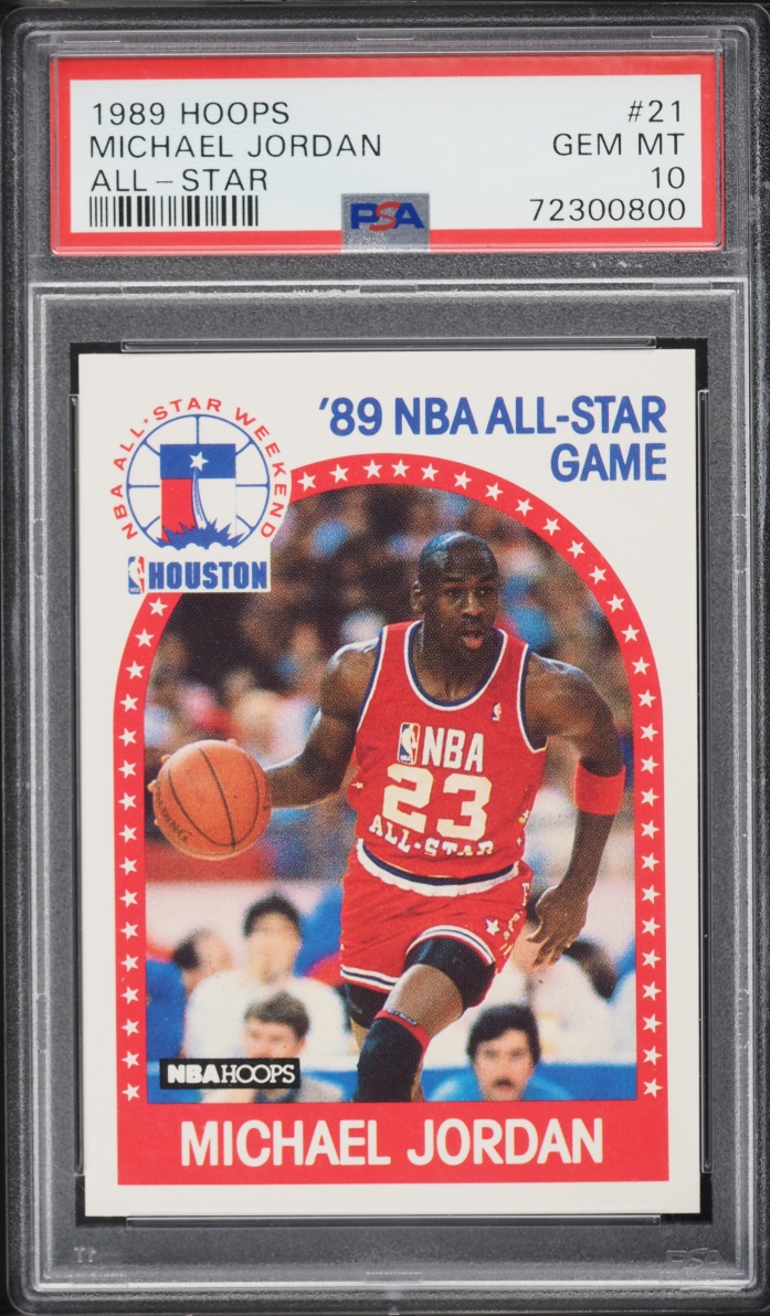 1989 Hoops Michael Jordan ALL-STAR #21 PSA 10 GEM MINT