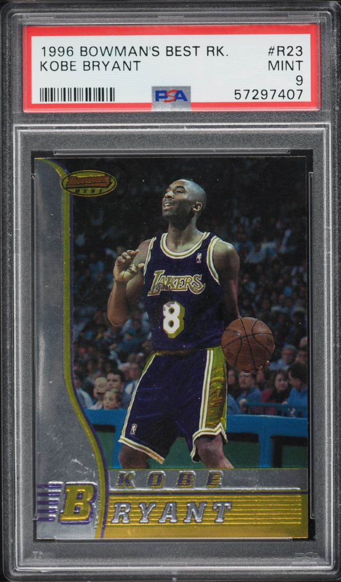 1996 Bowman's Best Kobe Bryant ROOKIE #R23 PSA 9 MINT