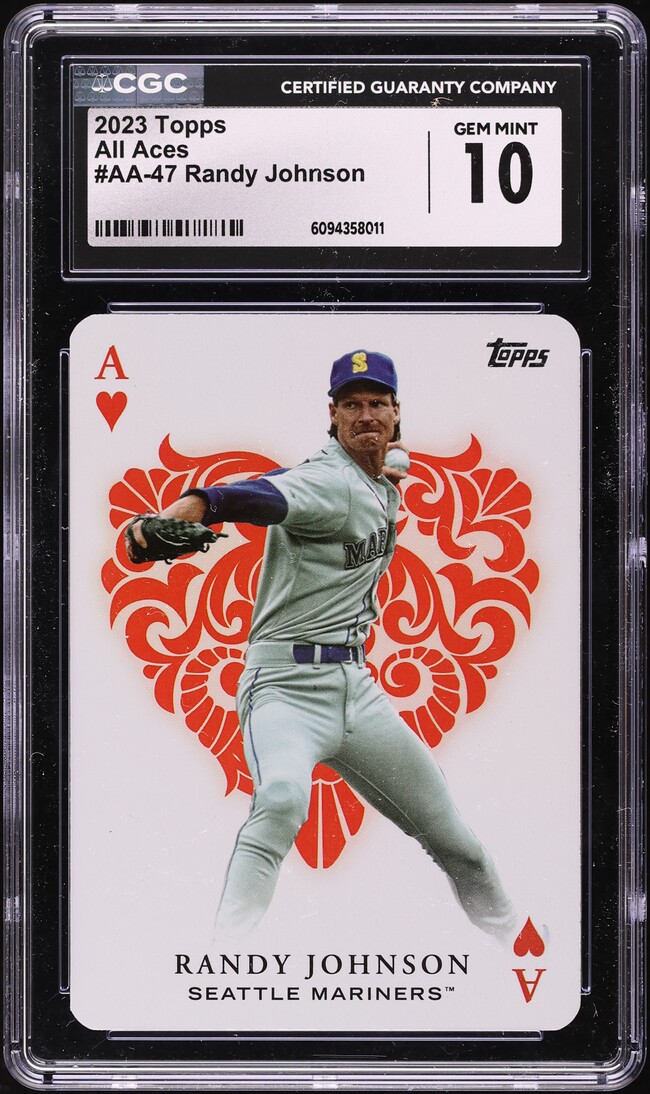 2023 Topps All Aces Randy Johnson #AA-47 CGC 10 GEM MINT