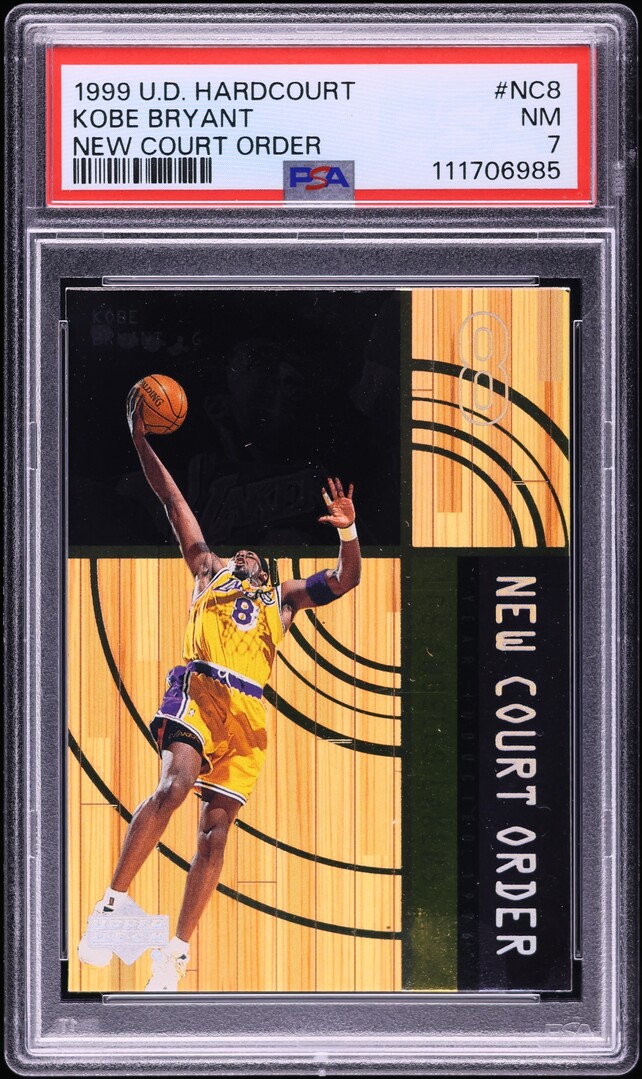 1999 Upper Deck Hardcourt New Court Order Kobe Bryant #NC8 PSA 7 NRMT