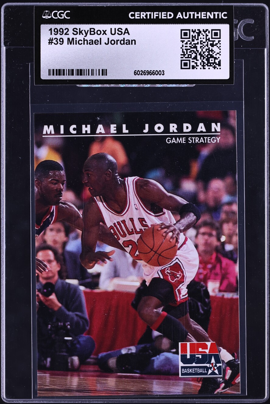 1992 Skybox USA Michael Jordan #39 CGC AUTH