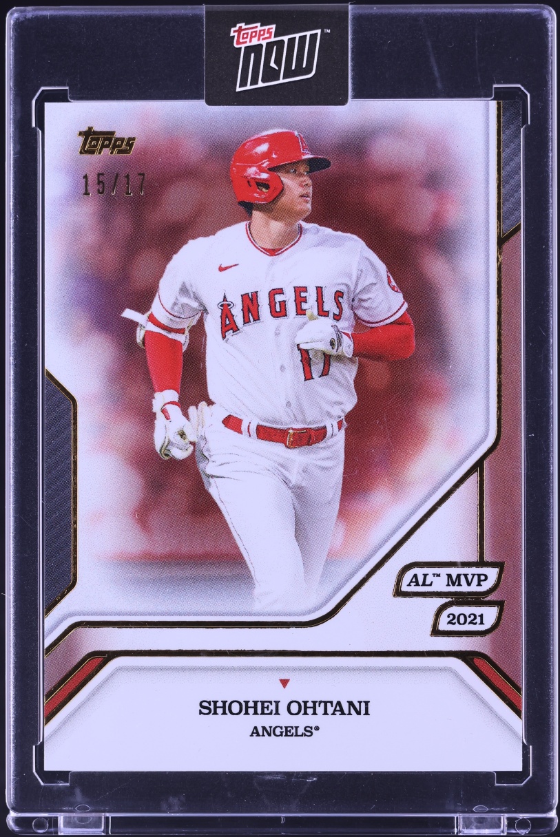 2025 Topps MLB MVP Collection Rose Gold Foil Shohei Ohtani /17 #5