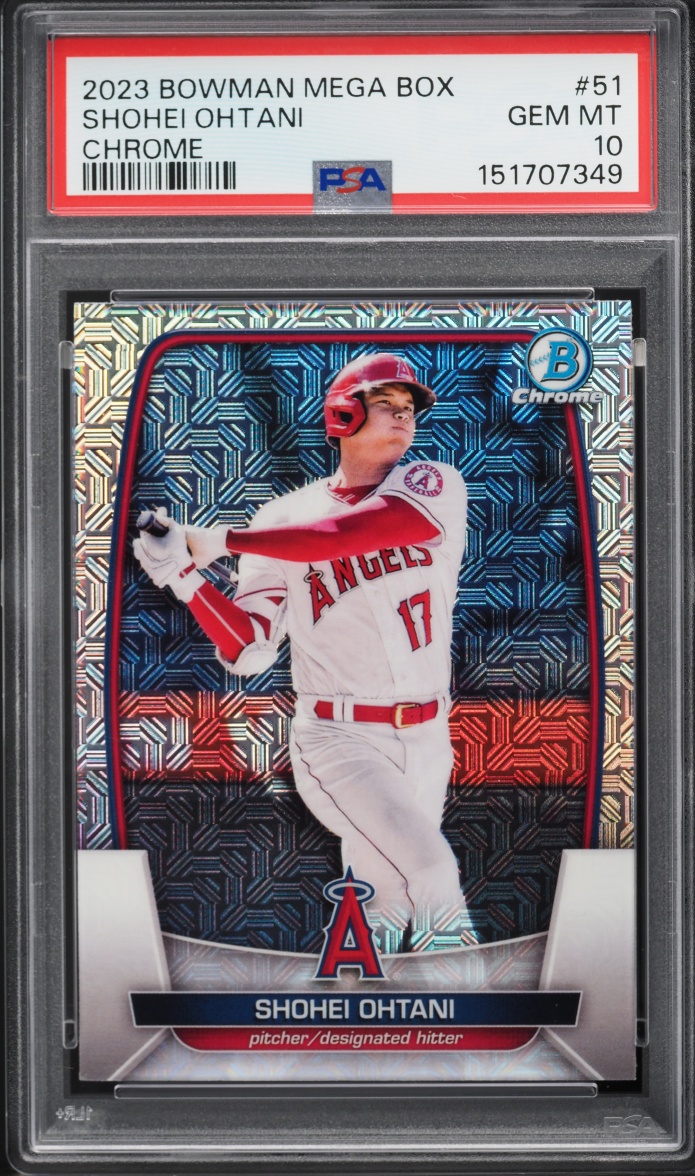 2023 Bowman Chrome Mega Box Shohei Ohtani #51 PSA 10 GEM MINT