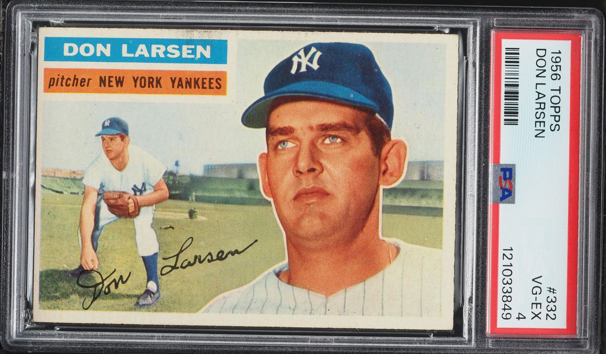 1956 Topps Don Larsen #332 PSA 4 VGEX