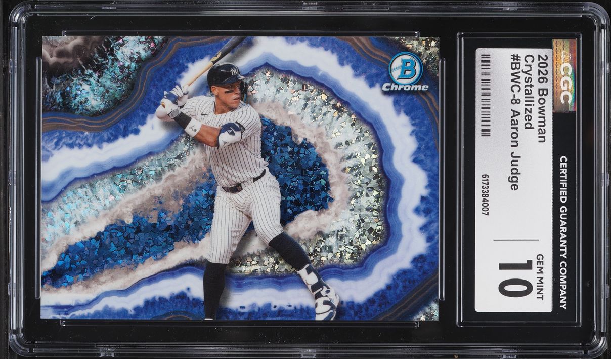 2026 Bowman Chrome Crystallized Aaron Judge #BWC-8 CGC 10 GEM MINT