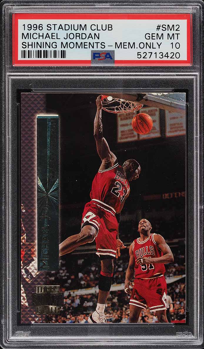 1996 Skybox E-X2000 Michael Jordan #9 PSA 9 MINT on Fanatics Collect