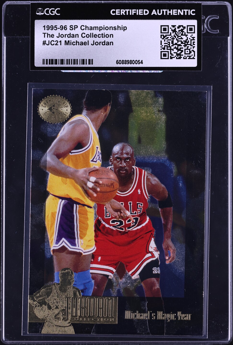 1995 SP Championship The Jordan Collection Michael Jordan #JC21 CGC AUTH