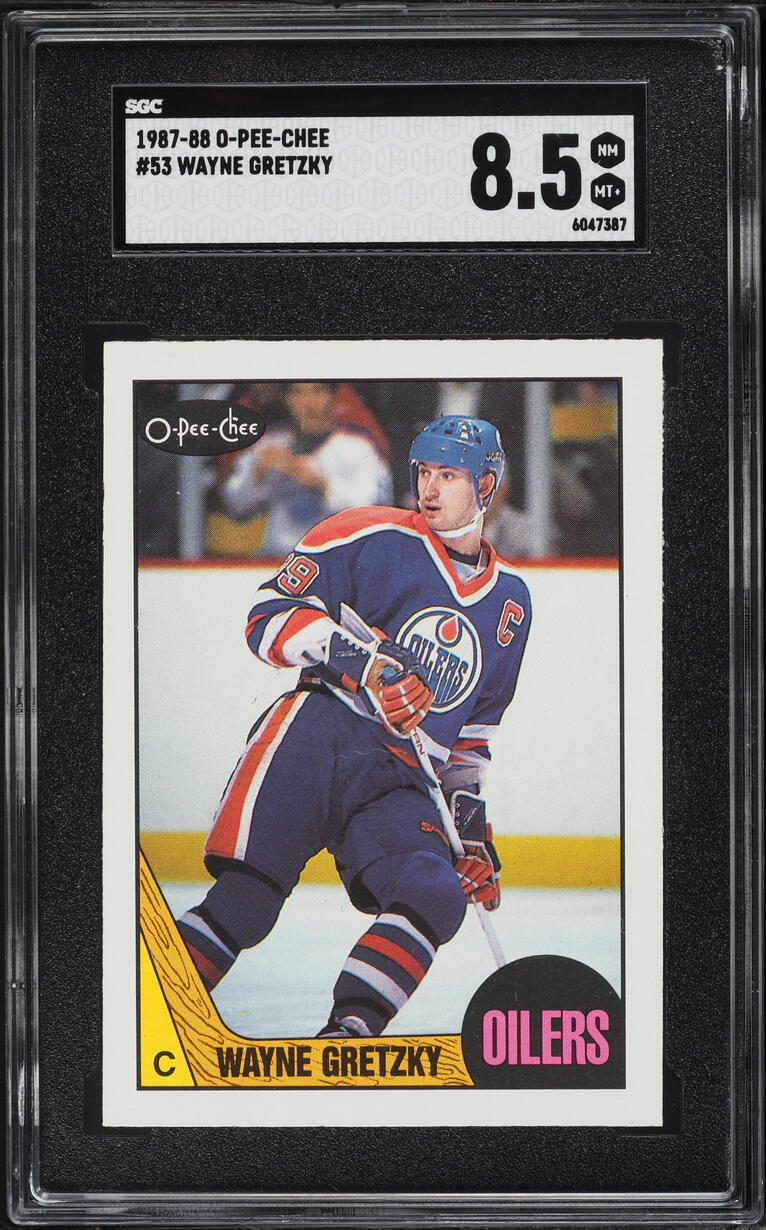 1987 O-Pee-Chee Hockey Wayne Gretzky #53 SGC 8.5 NM-MT+