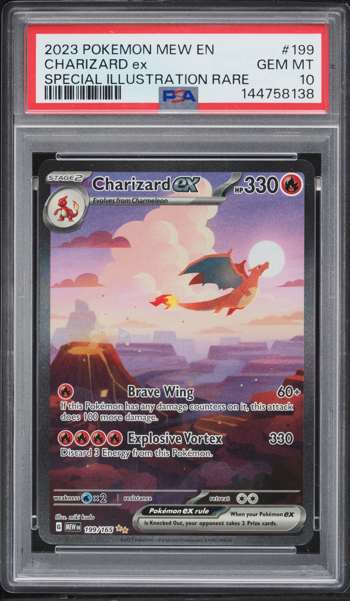 2023 Pokemon Scarlet & Violet 151 SIR Charizard ex #199 PSA 10 GEM MINT