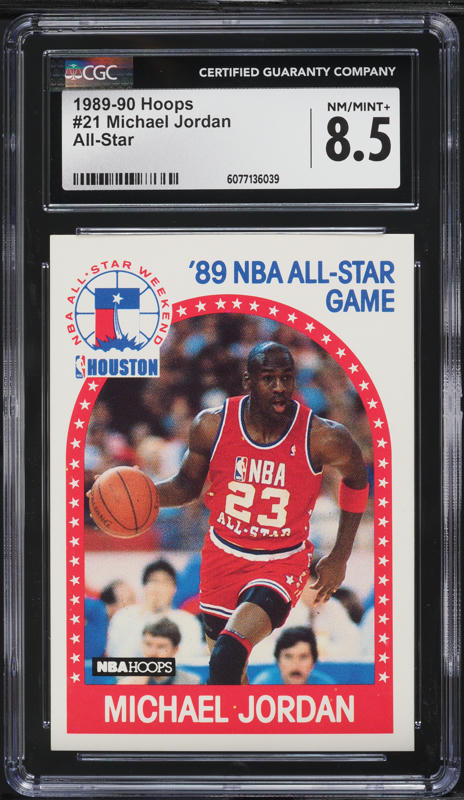 Michael Jordan 89年 オールスター MICHAEL JORDAN~1989 HOOPS ALL-STAR TEAM PSA-9 MINT GRADED