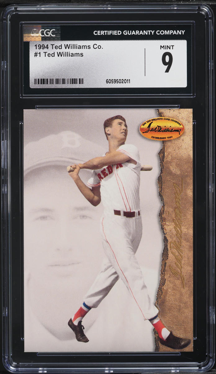 1994 Ted Williams Co. Ted Williams #1 CGC 9 MINT