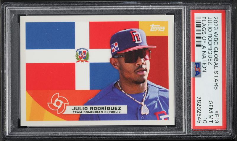 10シリ　topps wbc 2023 Julio Rodriguez ブラック 2023 Topps World Baseball Classic Global Stars Black Julio
