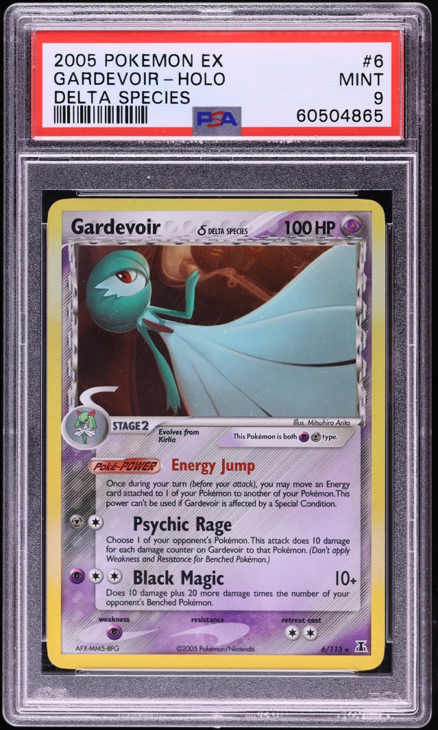 2005 Pokemon EX Delta Species Holo Gardevoir #6 PSA 9 MINT