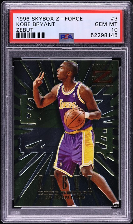 その他 1996 Skybox Z-Force Zebut Kobe #3 RC Kobe Bryant 1996 SkyBox Z-Force #3 Z-Peat Zebut Price Guide