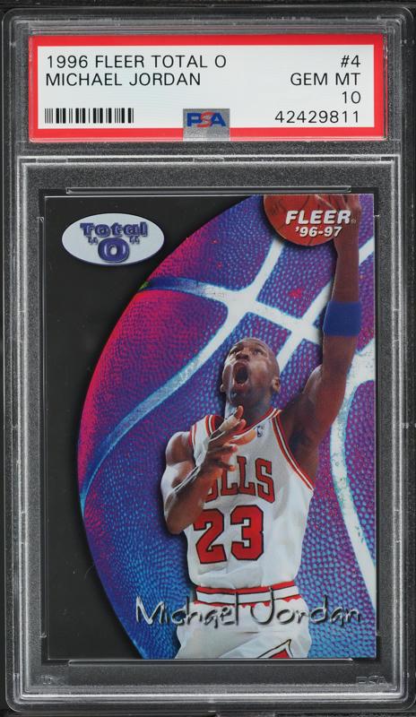 1996 Ultra Platinum Medallion Michael Jordan #P-280 PSA 9 MINT on