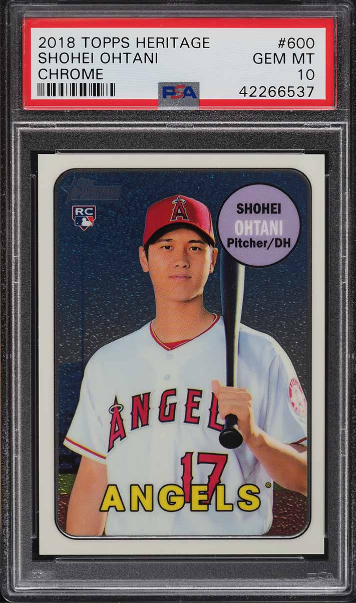 2018 Topps Chrome '83 Design Shohei Ohtani ROOKIE #83T-6 SGC
