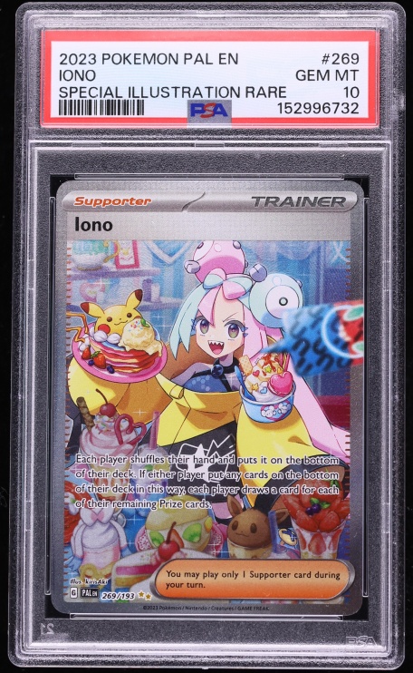 2023 Pokemon Scarlet & Violet Paldea Evolved SIR Iono #269 PSA 10 GEM MINT